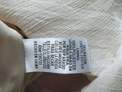 UMGEE The Hanna Embroidered Ivory Dress Sz XL Boho Western Festival