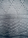 AMERICAN EAGLE Mens Chunky Sweater Sz M Shawl Collar Pullover Heavy Knit Navy