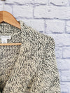 White House Black Market Wrap Front Cardigan  Chunky Sweater Sz XS Wool Blend