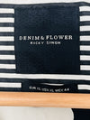 DENIM & FLOWER Ricky Singh Button Down Shirt Sz XL Viscose Floral Short Sleeve