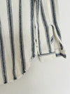ANTHROPOLOGIE Cloth & Stone Woven Striped Button Up Shirt Sz S Long Sleeve