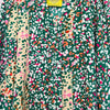 JODIFL Blouse Women's S Colorful Abstract Flowy Boho Hippie Artsy