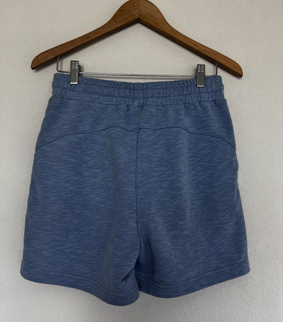 SWEATY BETTY Essentials Longline Blue Sweat Shorts Sz M