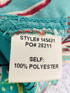 SKIES ARE BLUE Women Sleeveless Top Sz 3X Floral Print Mix Media Ruffle Blouse