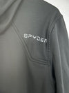 Spyder Mens Black HydroWeb Waterproof Sz M Zip Front Soft Shell Hooded Jacket