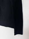 Banana Republic Wool Military Stlye Sweater Sz S Black Snap Up Pullover Preppy