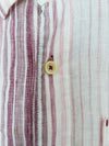 TOMMY BAHAMA Shirt Mens Sz M Relax Striped Long Sleeve Button Up 100% Linen
