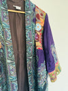 SOFT SURROUNDINGS 100% Soft Wool Jacket Sz L Cardigan Open Front Artsy