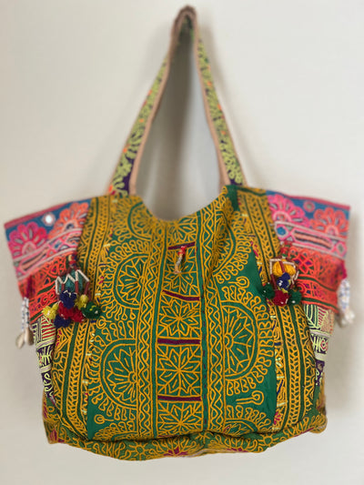 Marigold Grove Embroidered Tote