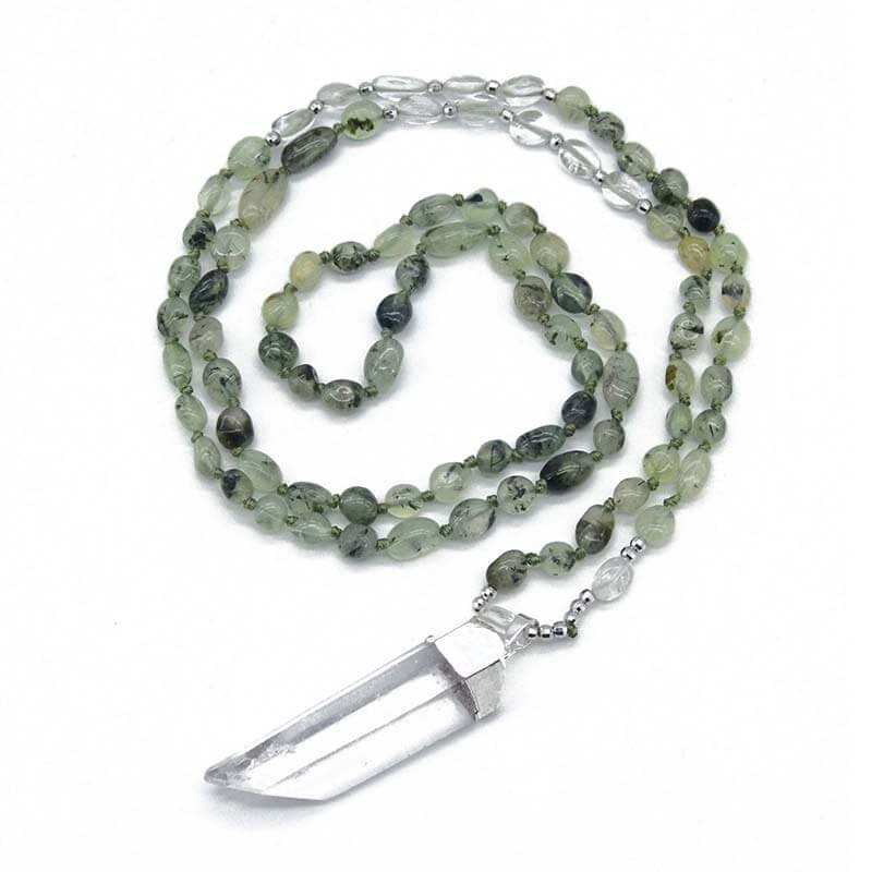 Apple Quartz Necklace-Necklace-Freya Branwyn