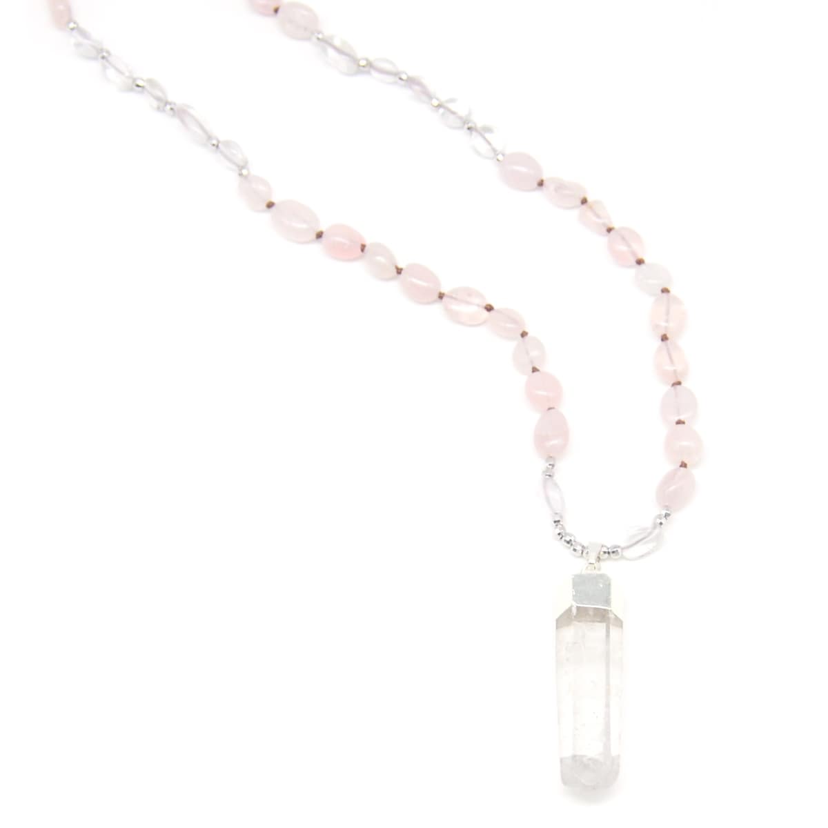 Freya Blush Quartz Necklace-Necklace-Freya Branwyn