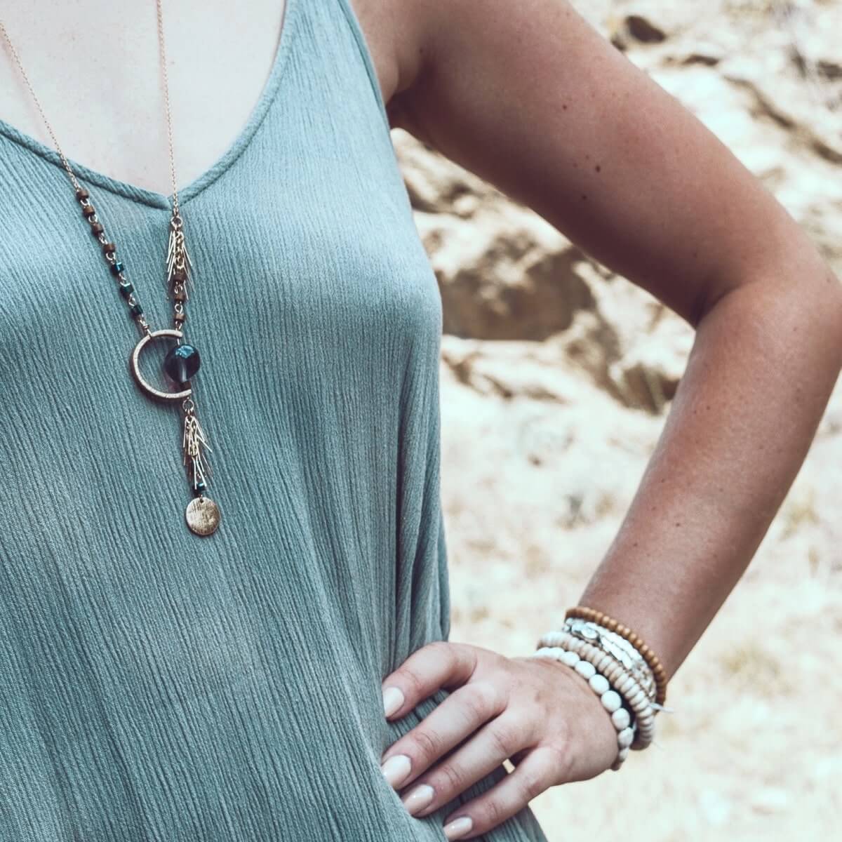 Chi Pendant Necklace-Necklace-Freya Branwyn