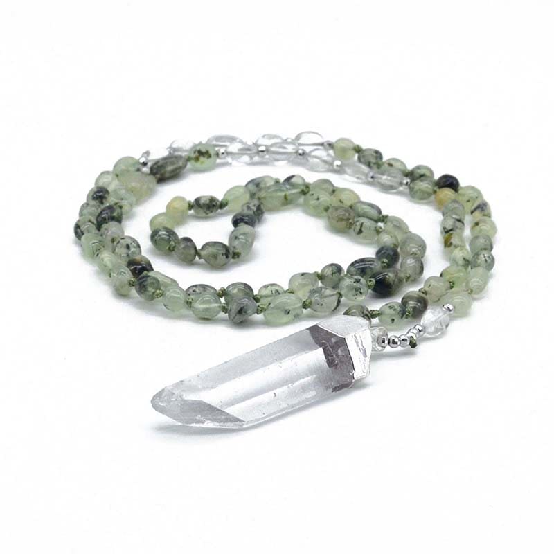 Apple Quartz Necklace