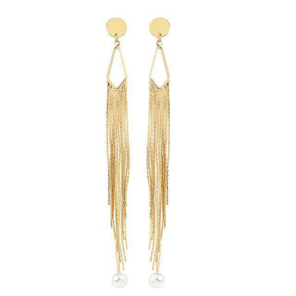 Anuket Pearl Earrings-Earrings-Freya Branwyn