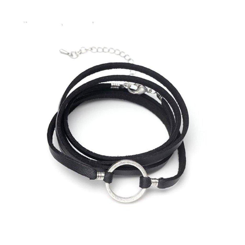 Cirque Leather Bracelet-Bracelet-Freya Branwyn