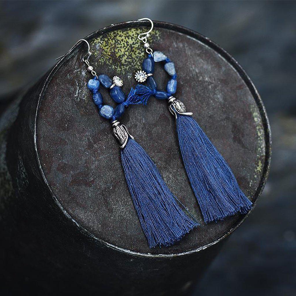 Delilah Tulip Drops-Earrings-Freya Branwyn