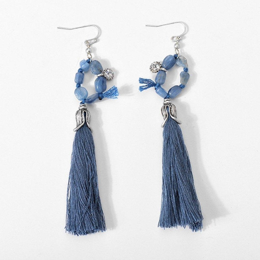 Delilah Tulip Drops-Earrings-Freya Branwyn