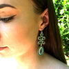 Elysia Bohemian Drop Earrings-Earrings-Freya Branwyn