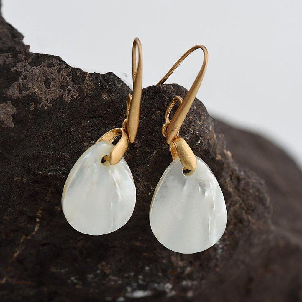 Island Drop Earrings-Earrings-Freya Branwyn