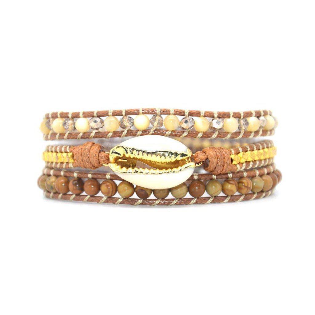 Keiju Shell Bracelet-Bracelet-Freya Branwyn