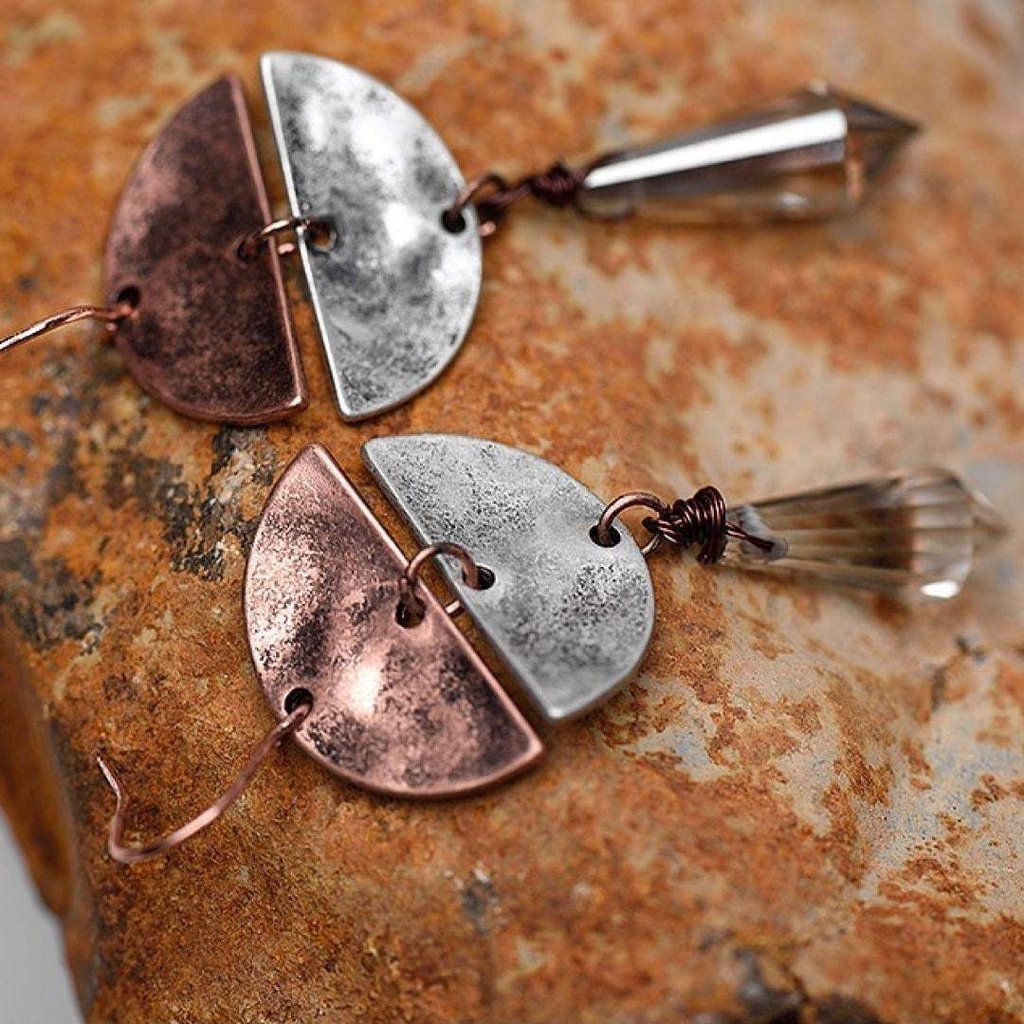 Luna Drop Earrings-Earrings-Freya Branwyn