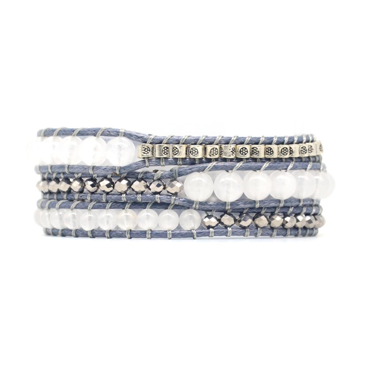 Luna Leather Wrap-Bracelet-Freya Branwyn