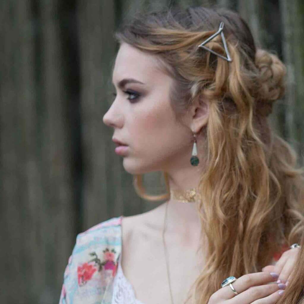 Patina Drop Earrings-Earrings-Freya Branwyn