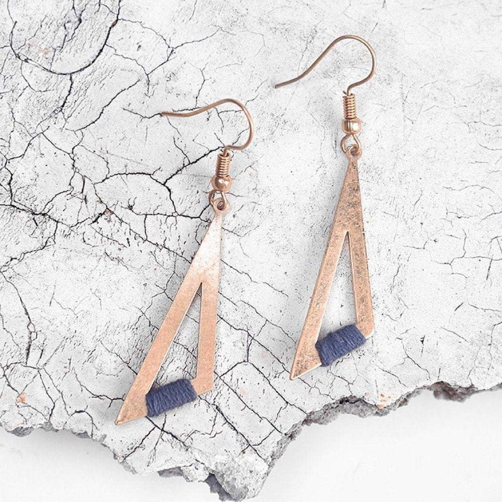 Tria Geometric Earrings-Earrings-Freya Branwyn