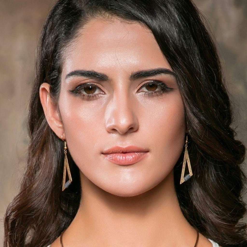 Tria Geometric Earrings-Earrings-Freya Branwyn