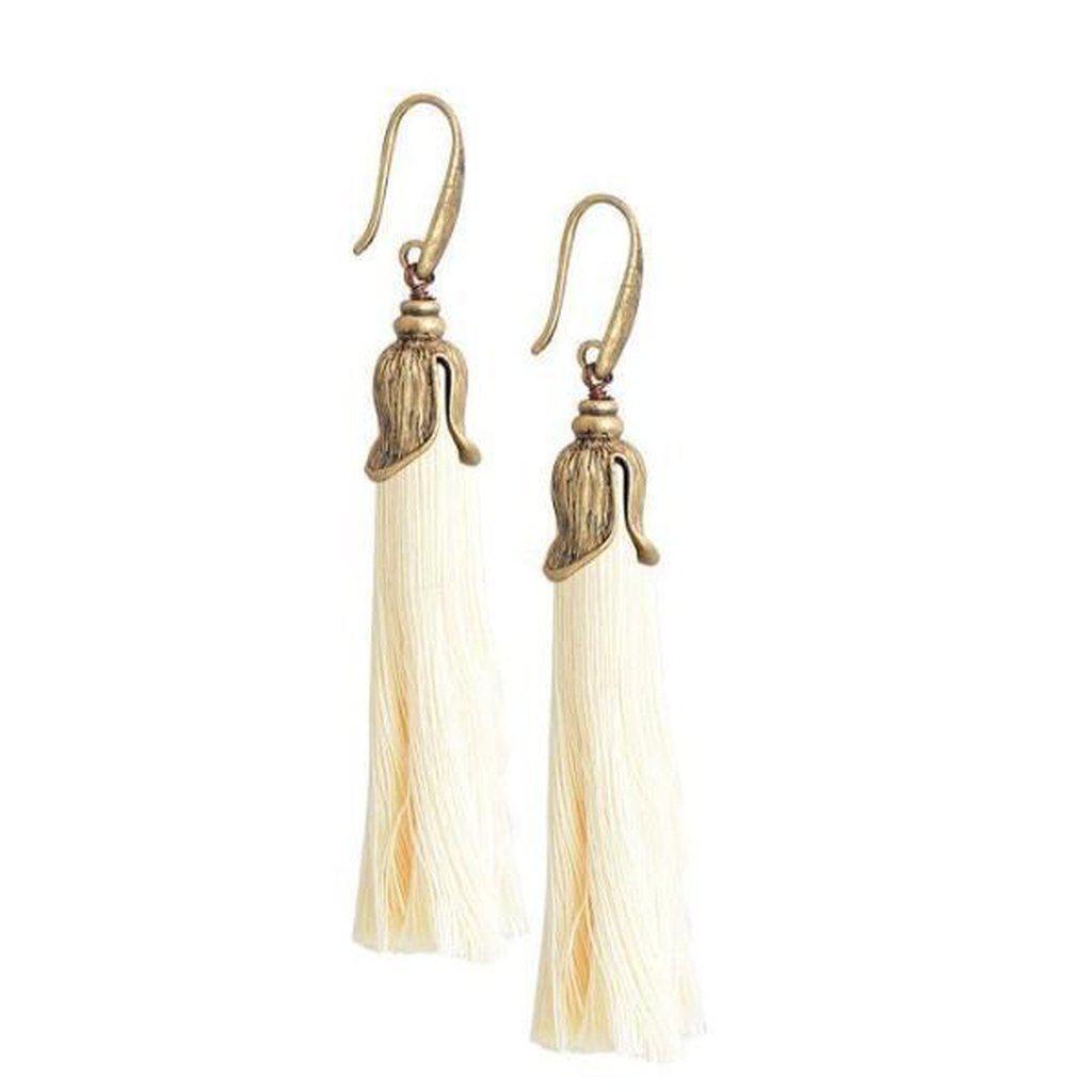 Tulip Drop Earrings-Earrings-Freya Branwyn