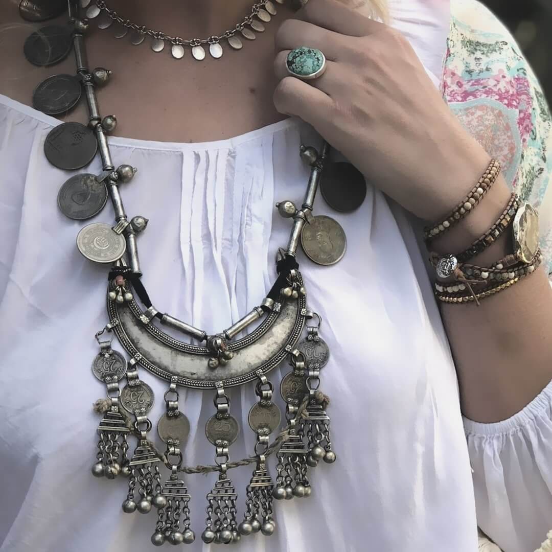 Vintage Moon Necklace